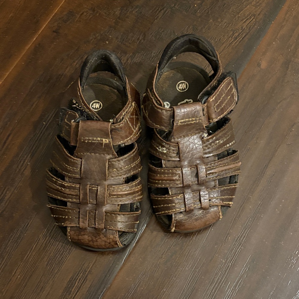 Brown Strappy Sandals for Kids